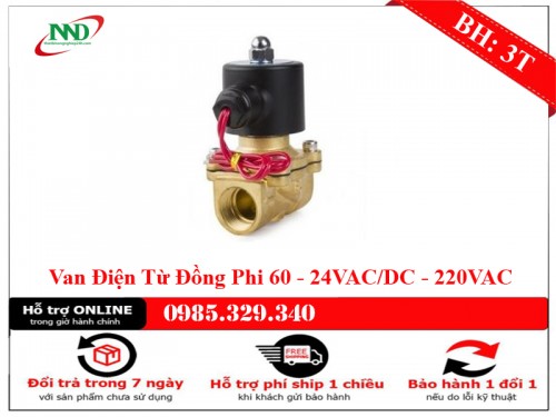 Van điện từ đồng phi 60 UW50