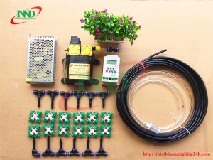 HƯỚNG DẪN LẮP ĐẶT HỆ THỐNG PHUN SƯƠNG TƯỚI VƯỜN CB006