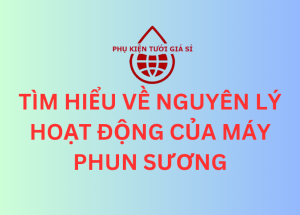 TÌM HIỂU VỀ NGUYÊN LÝ HOẠT ĐỘNG CỦA MÁY PHUN SƯƠNG