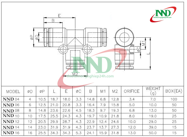 kich thuoc dau noi nhanh chu t ba dau ong khi nen phi 4 6 8 10 12mm grande